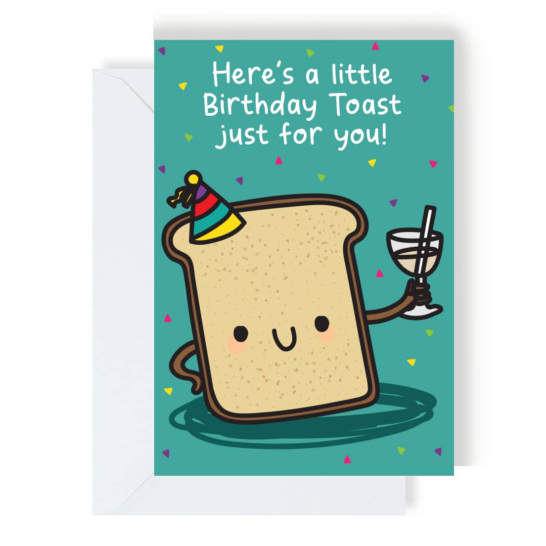 A Little Birthday Toast Just For You Card