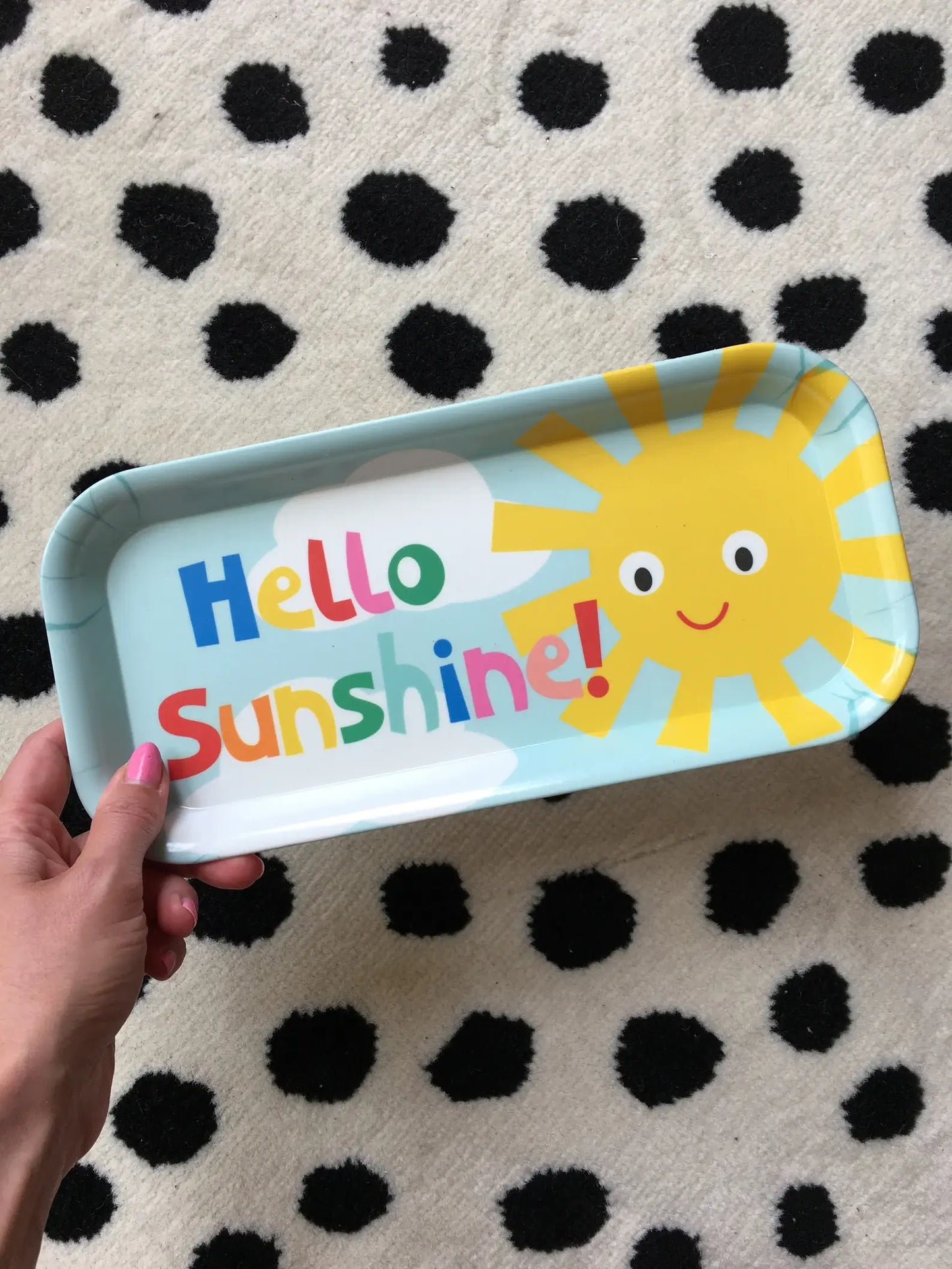 Hello Sunshine Melamine Tray