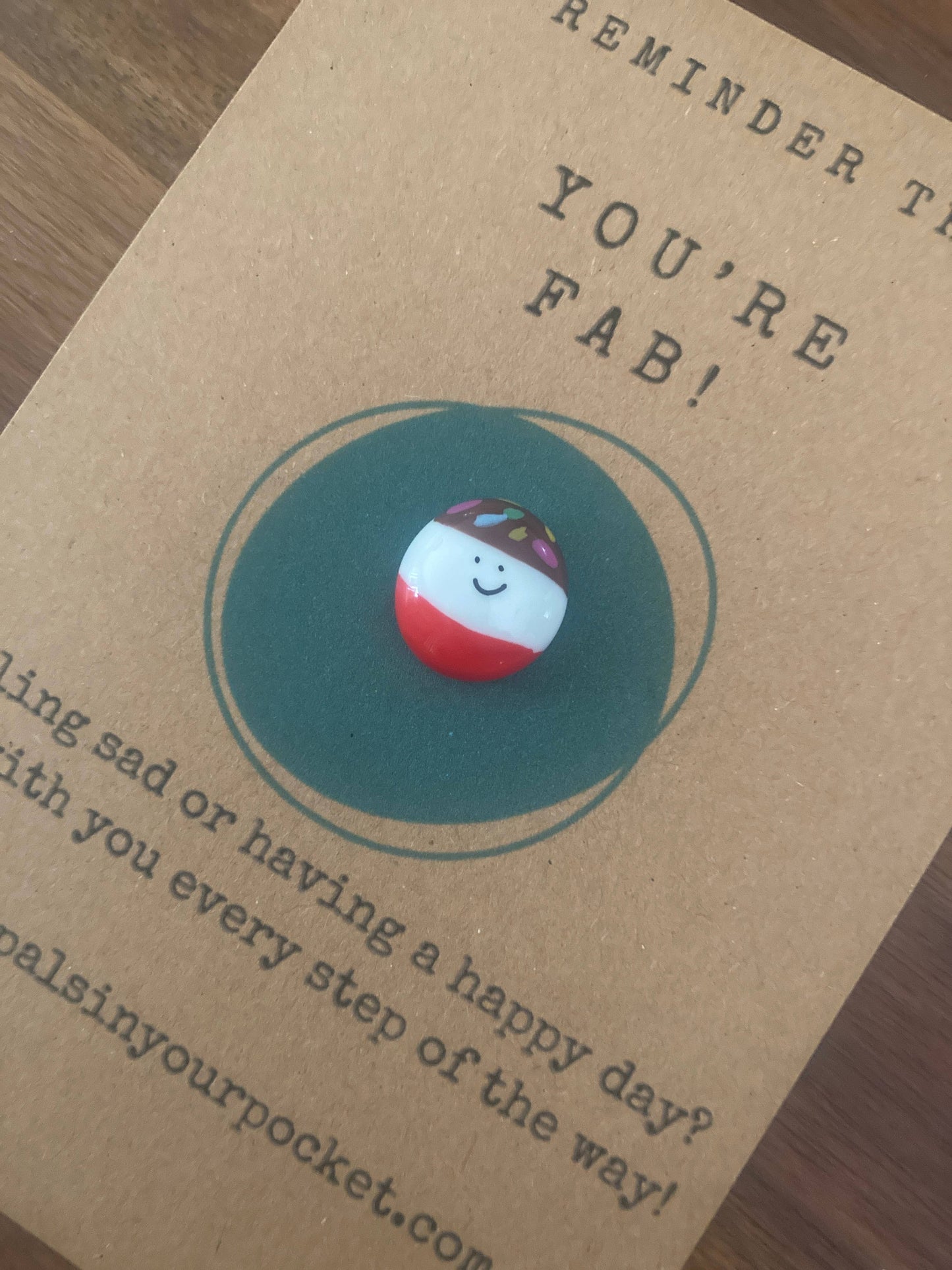 You're Fab! Pebble Charm