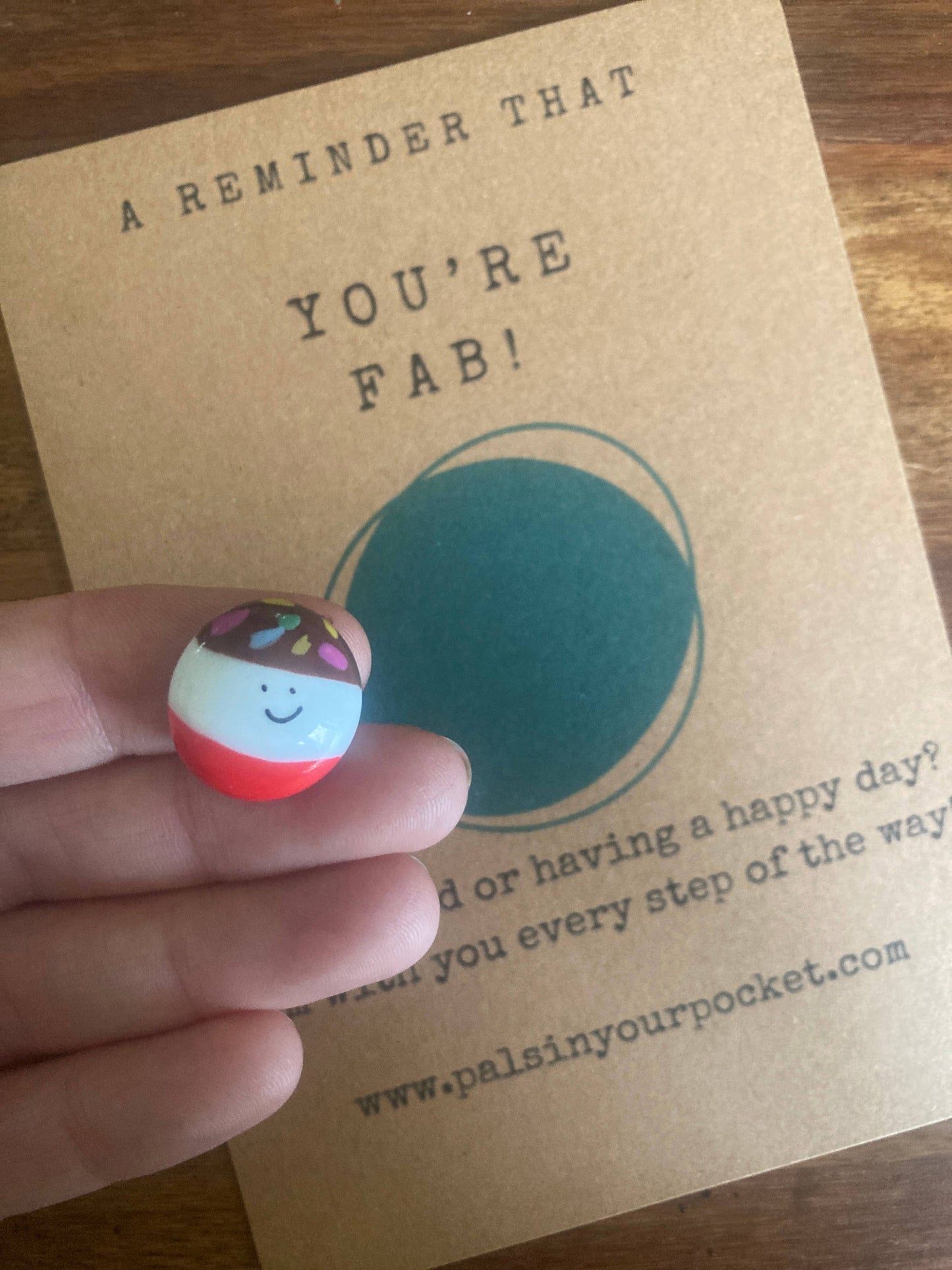You're Fab! Pebble Charm