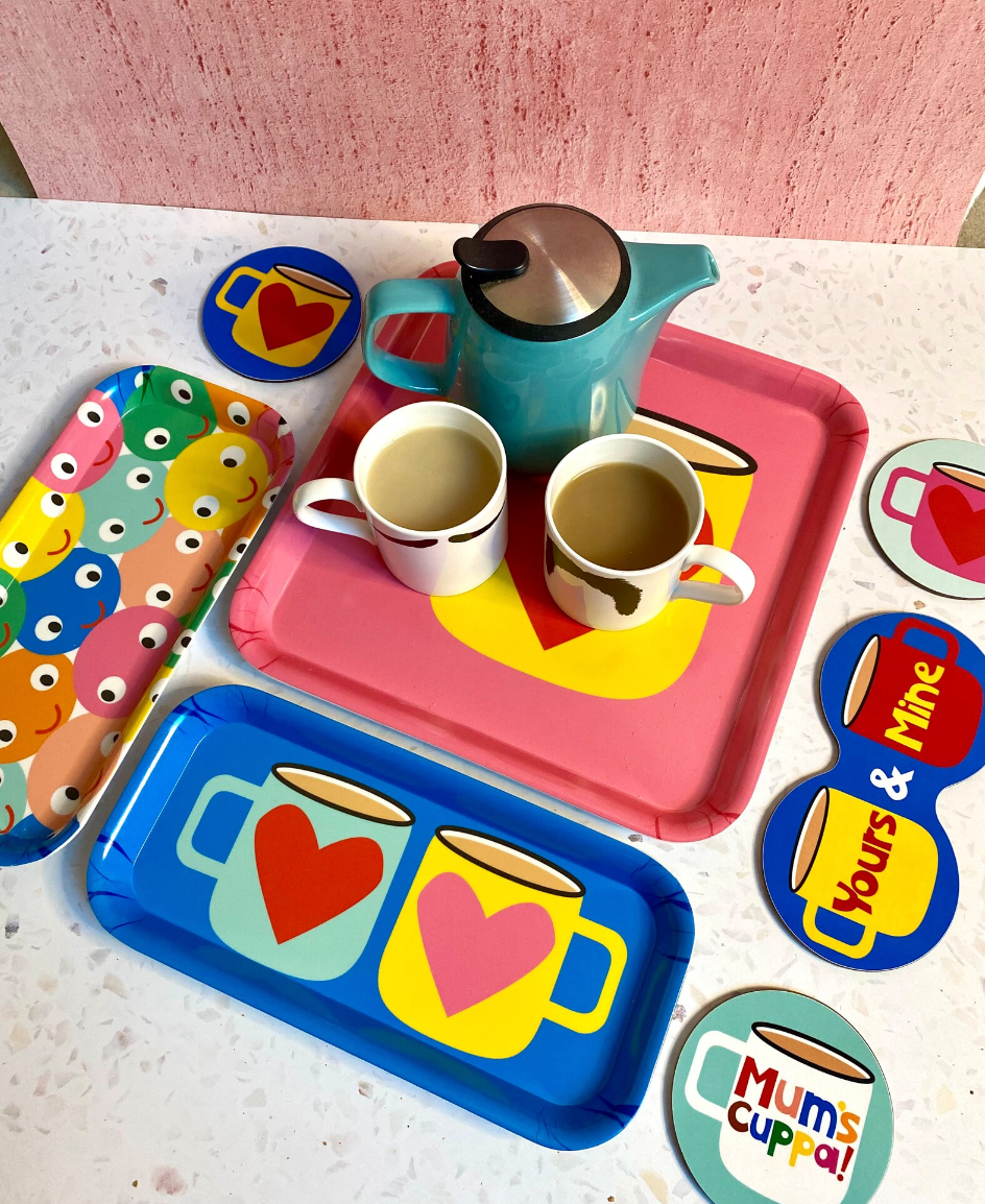 Lovers Melamine Serving Tray