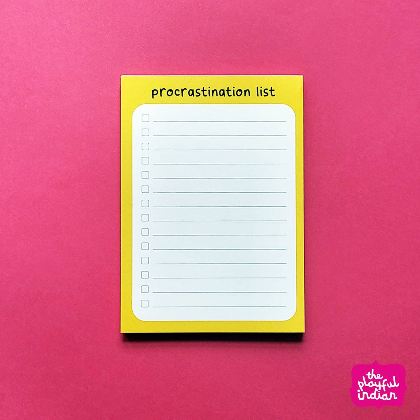 Procrastination List - A6 Memo pad / Listpad / Notepad