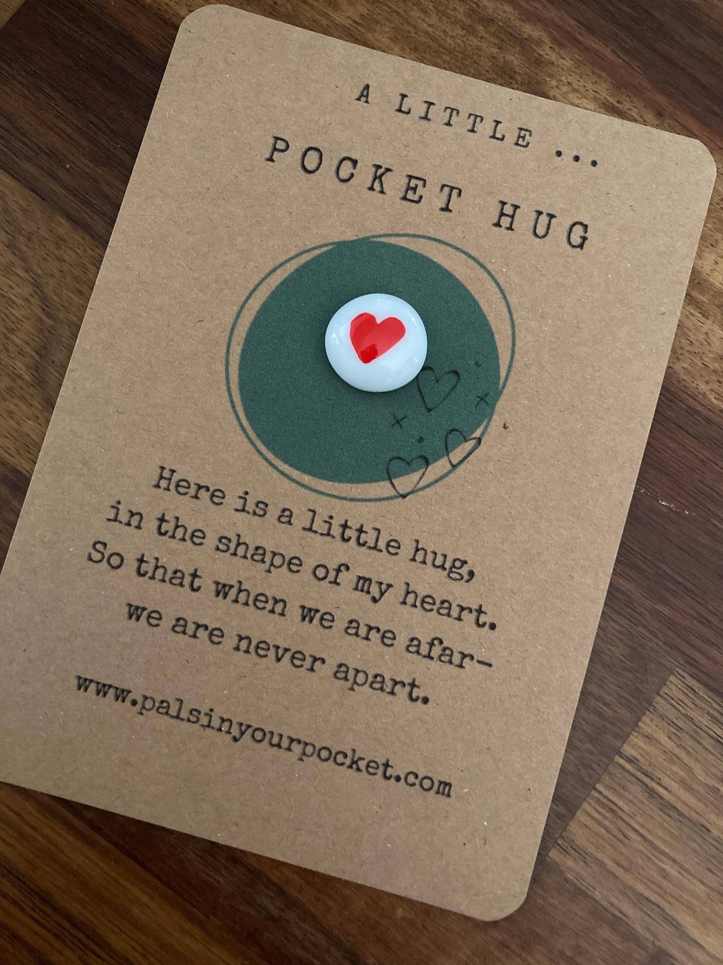 Pocket Hug Heart Pebble