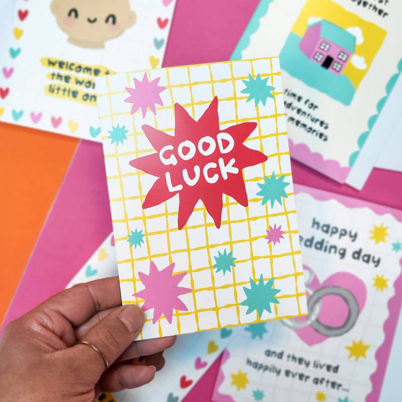 Good Luck Stars Card