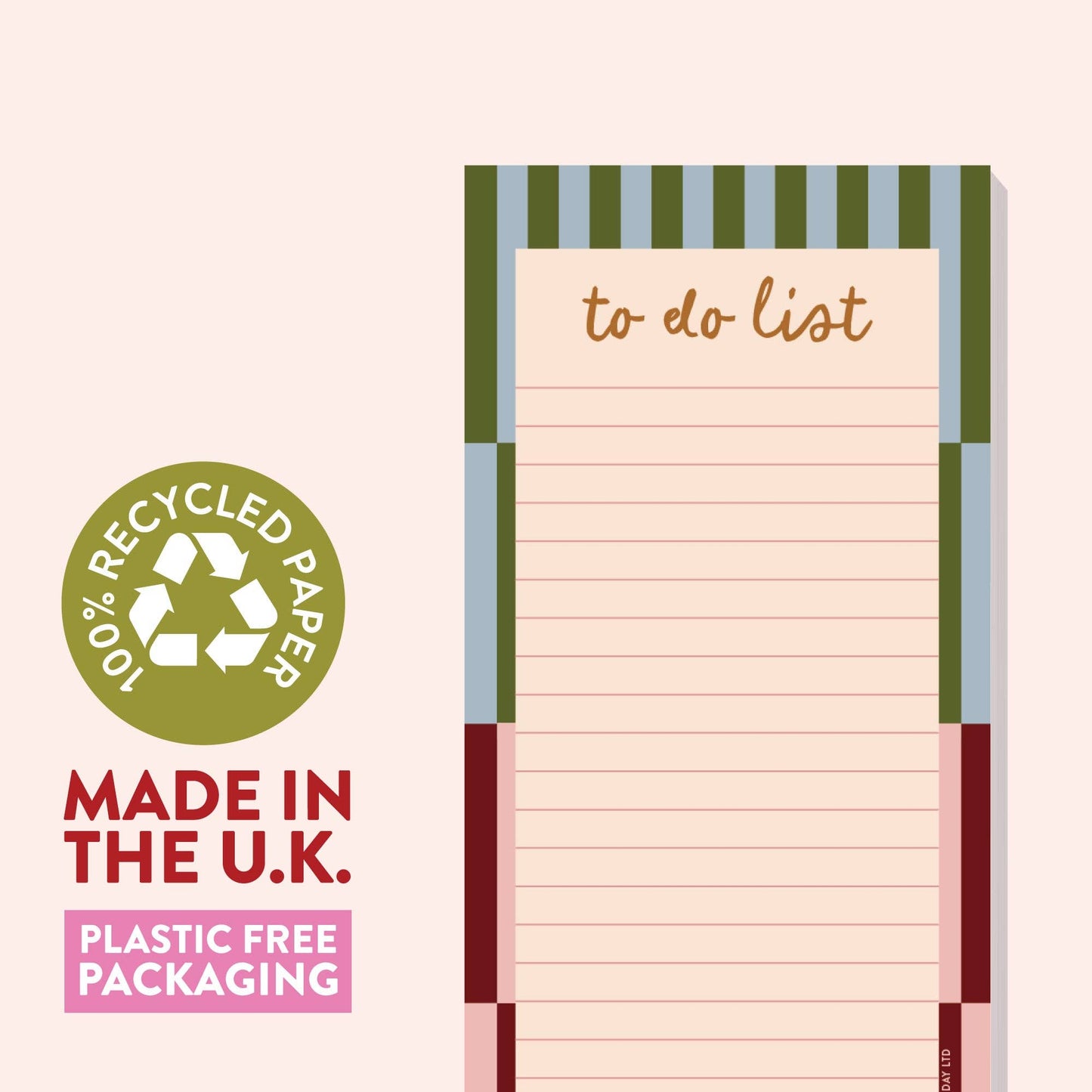 To Do List Pad - Boho Nouveau
