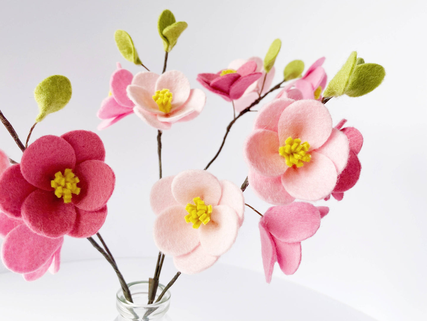 Cherry Blossom Posy Felt Flower Craft Kit
