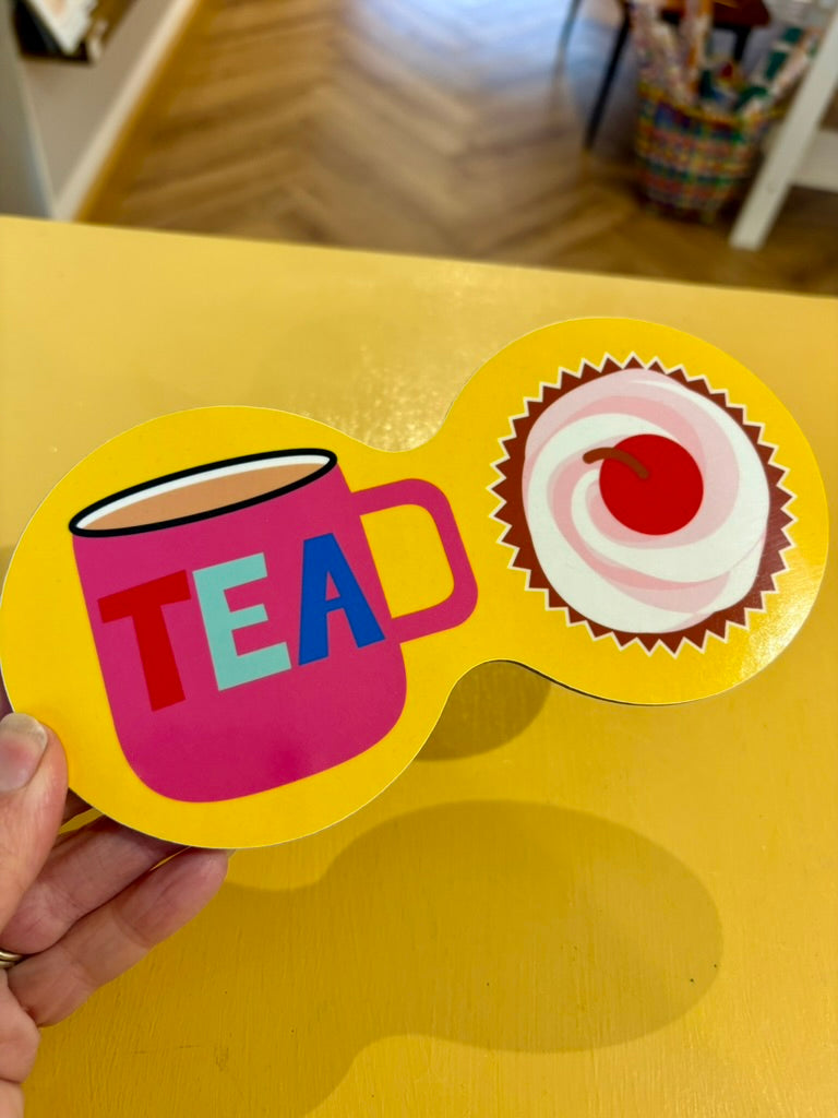 Tea & Cake Double Coaster