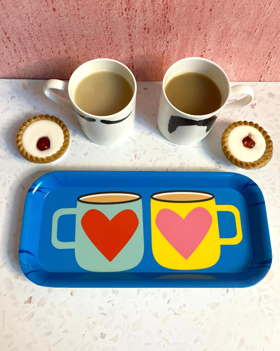 Lovers Melamine Serving Tray