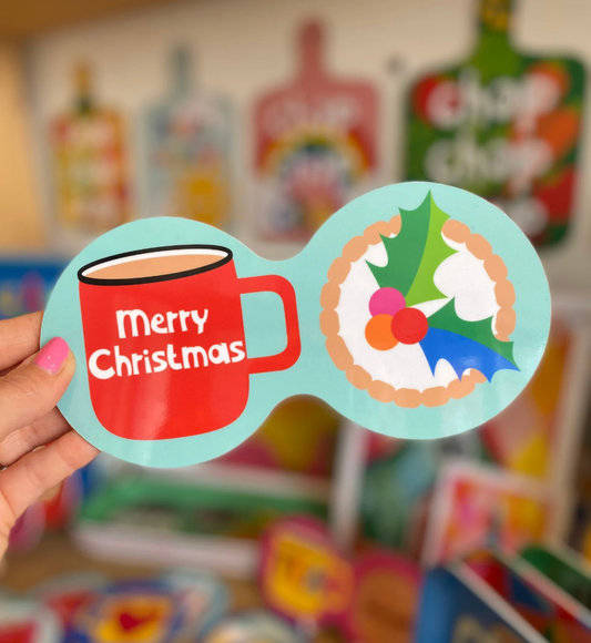 Merry Christmas Double Coaster