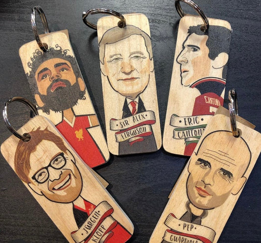 Wooden Keyrings - Sportspeople