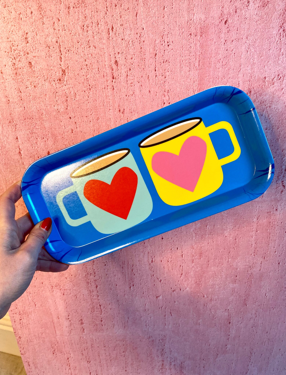 Lovers Melamine Serving Tray