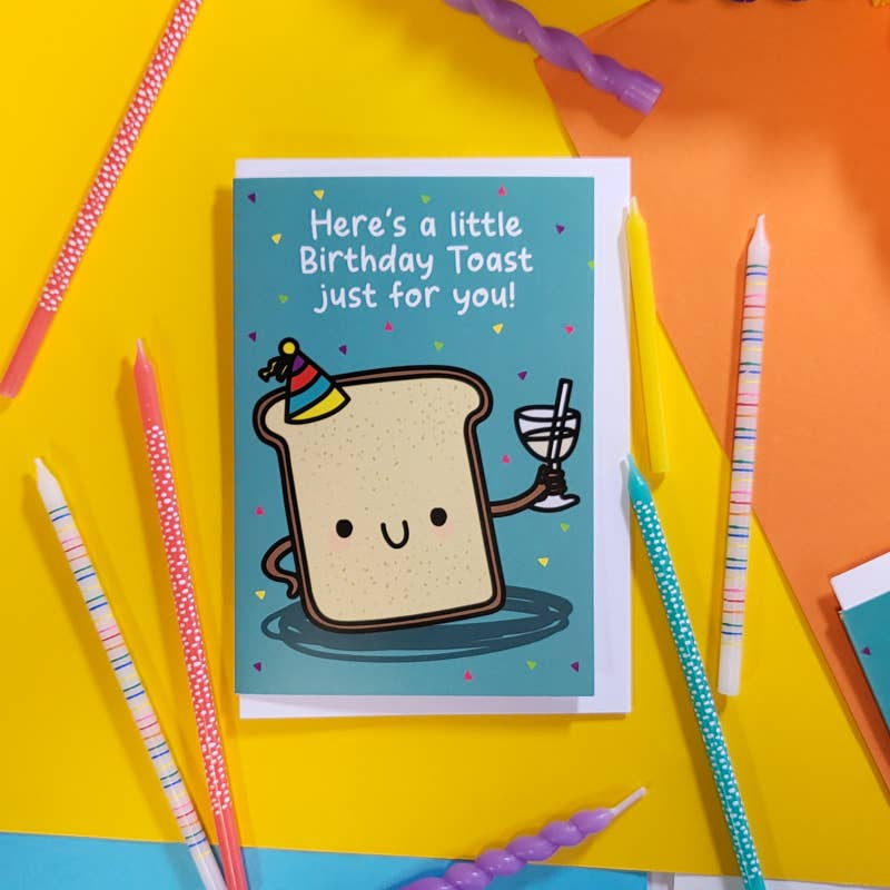 A Little Birthday Toast Just For You Card