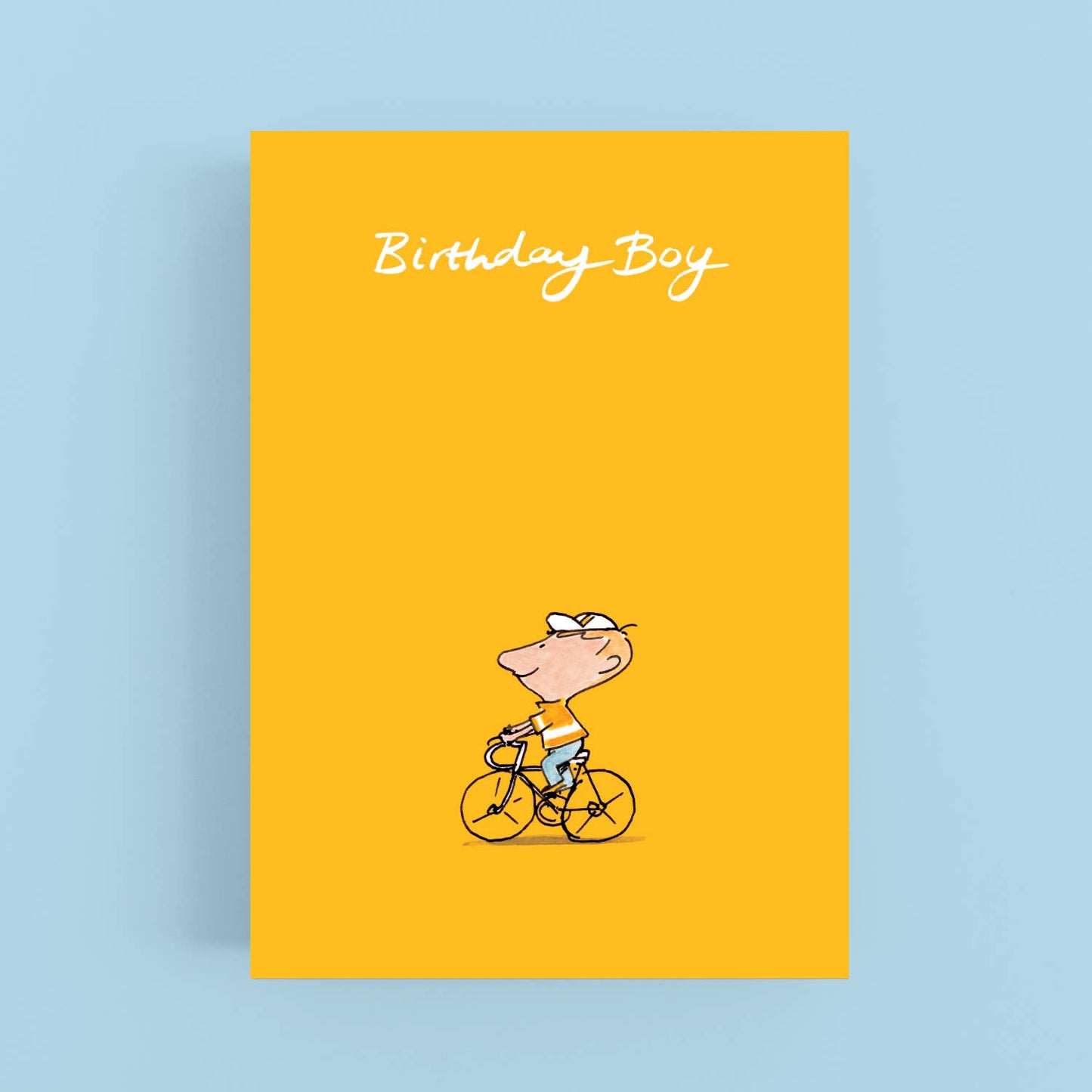 Birthday Boy on Bike Card