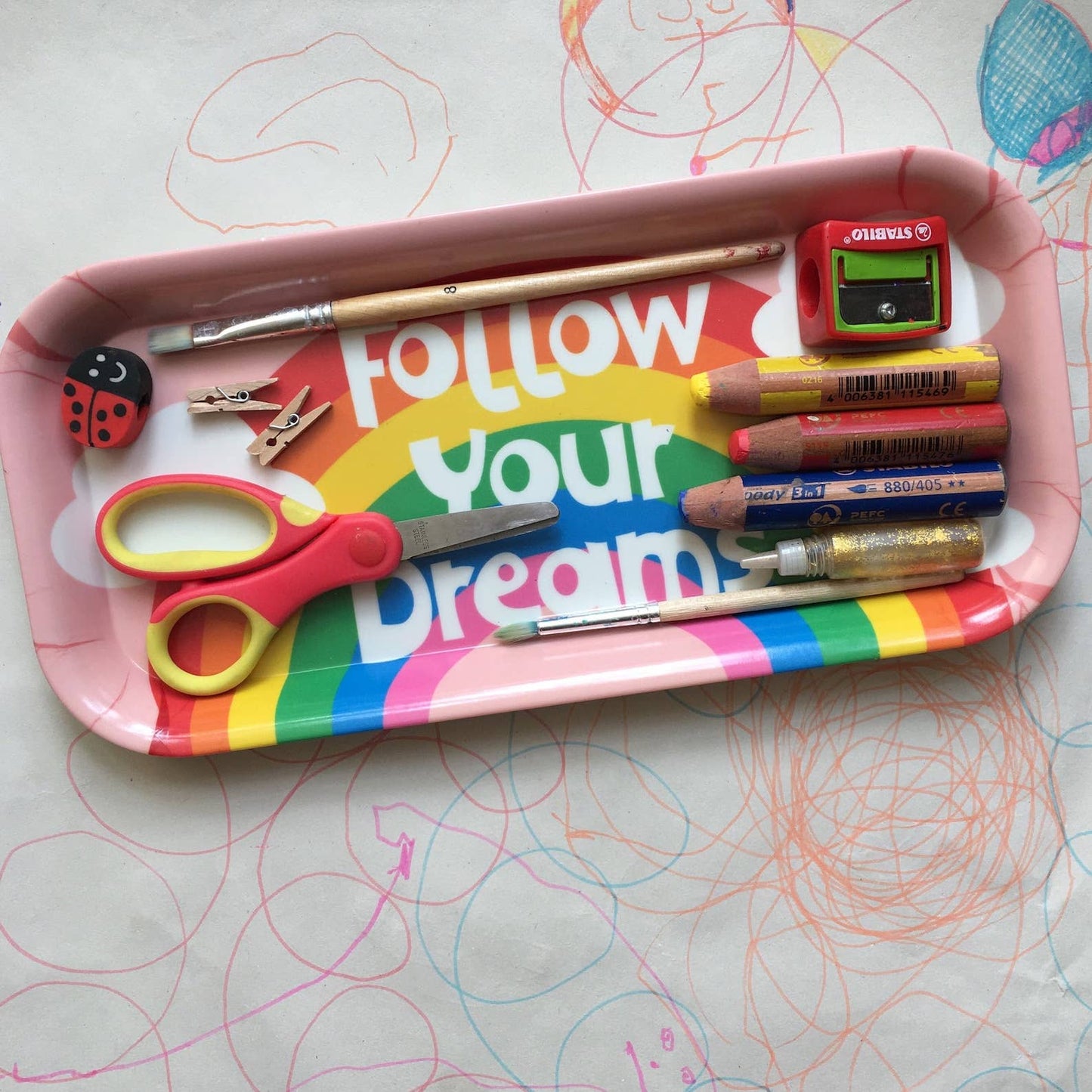 Follow Your Dreams Melamine Tray