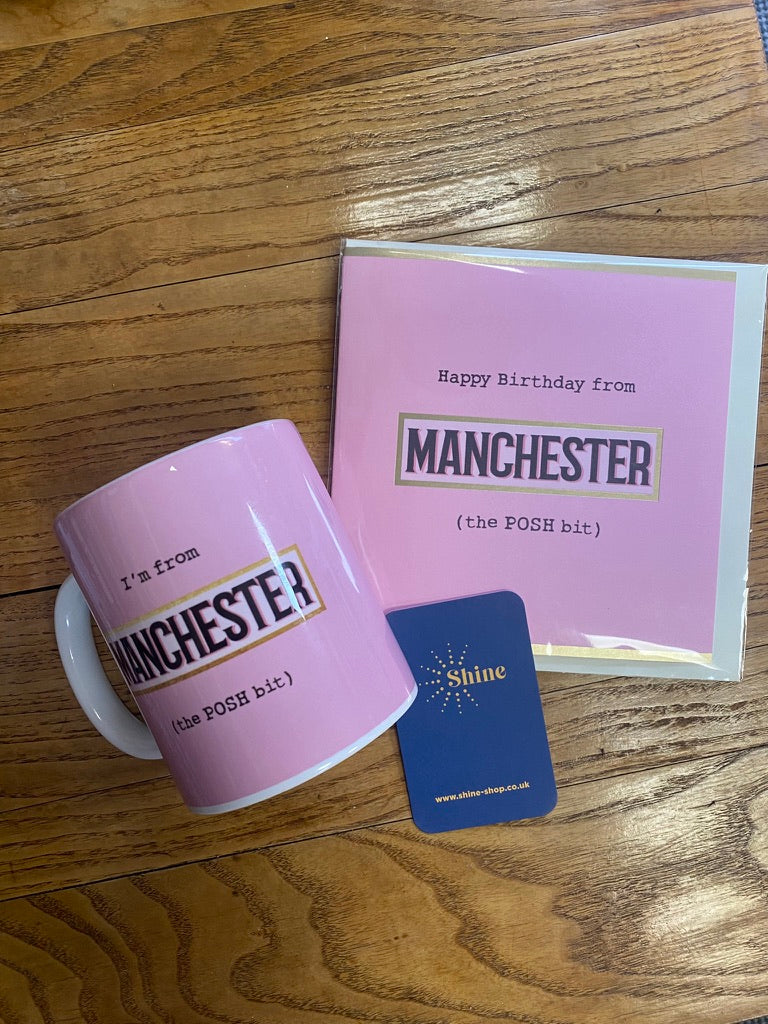 Happy Birthday from Manchester (The Posh Bit) Card