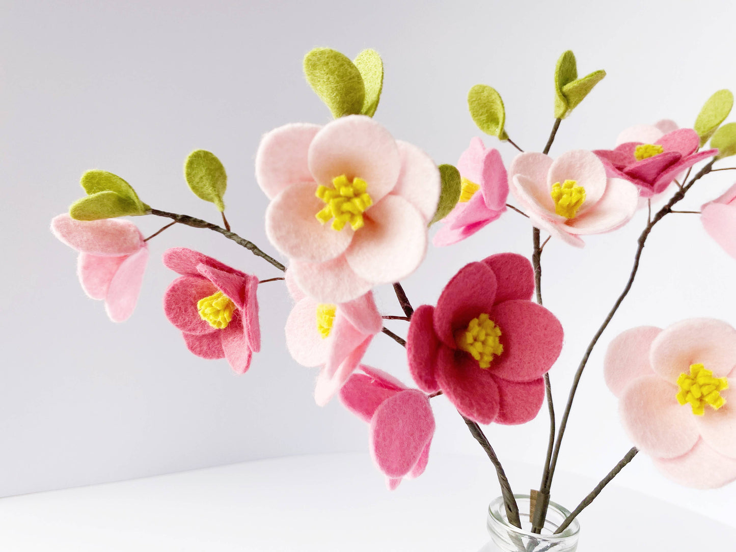 Cherry Blossom Posy Felt Flower Craft Kit