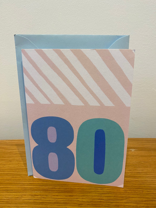 Age 80 Birthday Card