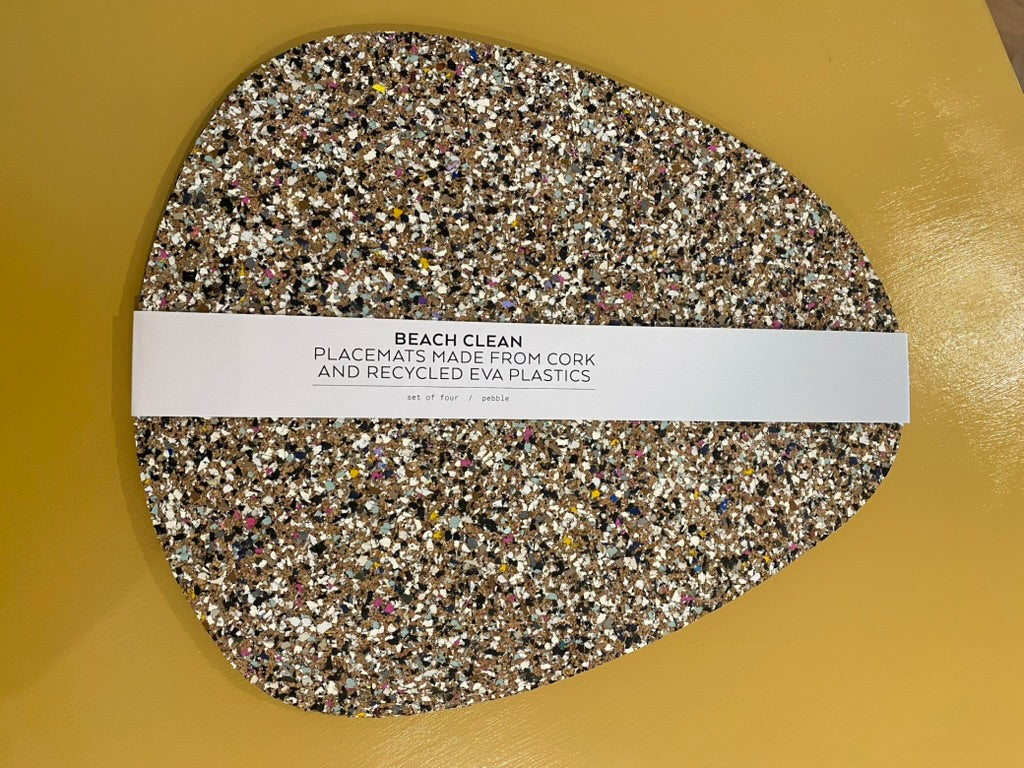 Pebble Shape Beach Clean Placemats