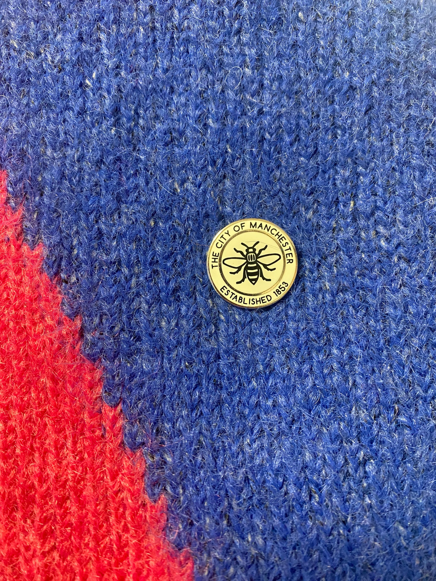City of Manchester Bee Pin Badge