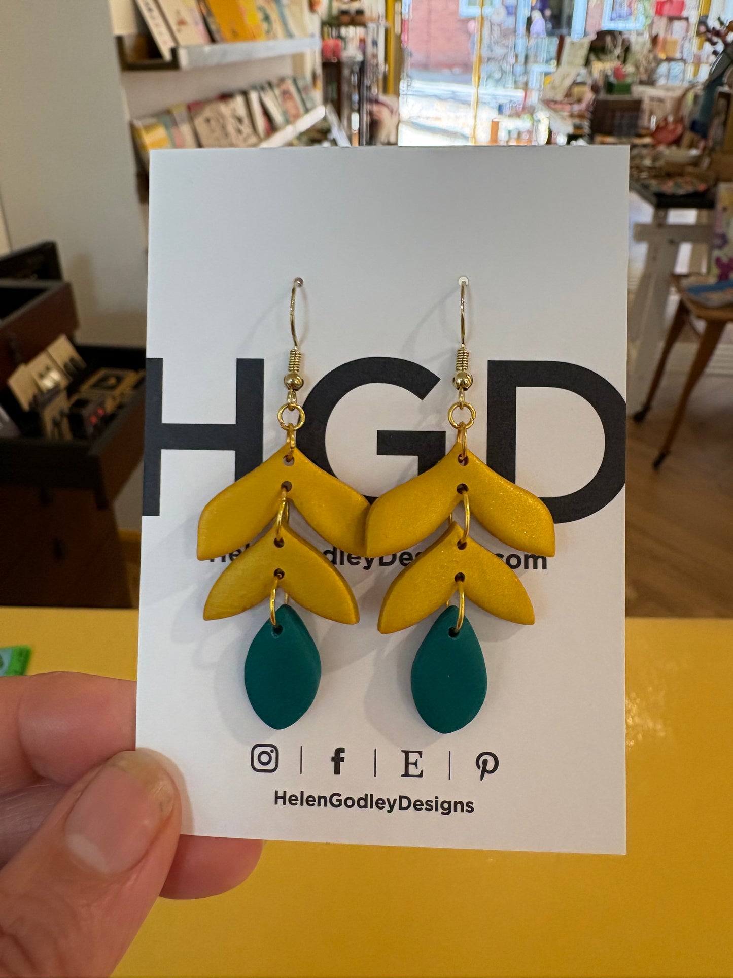 Polymer Clay Dangly Earrings