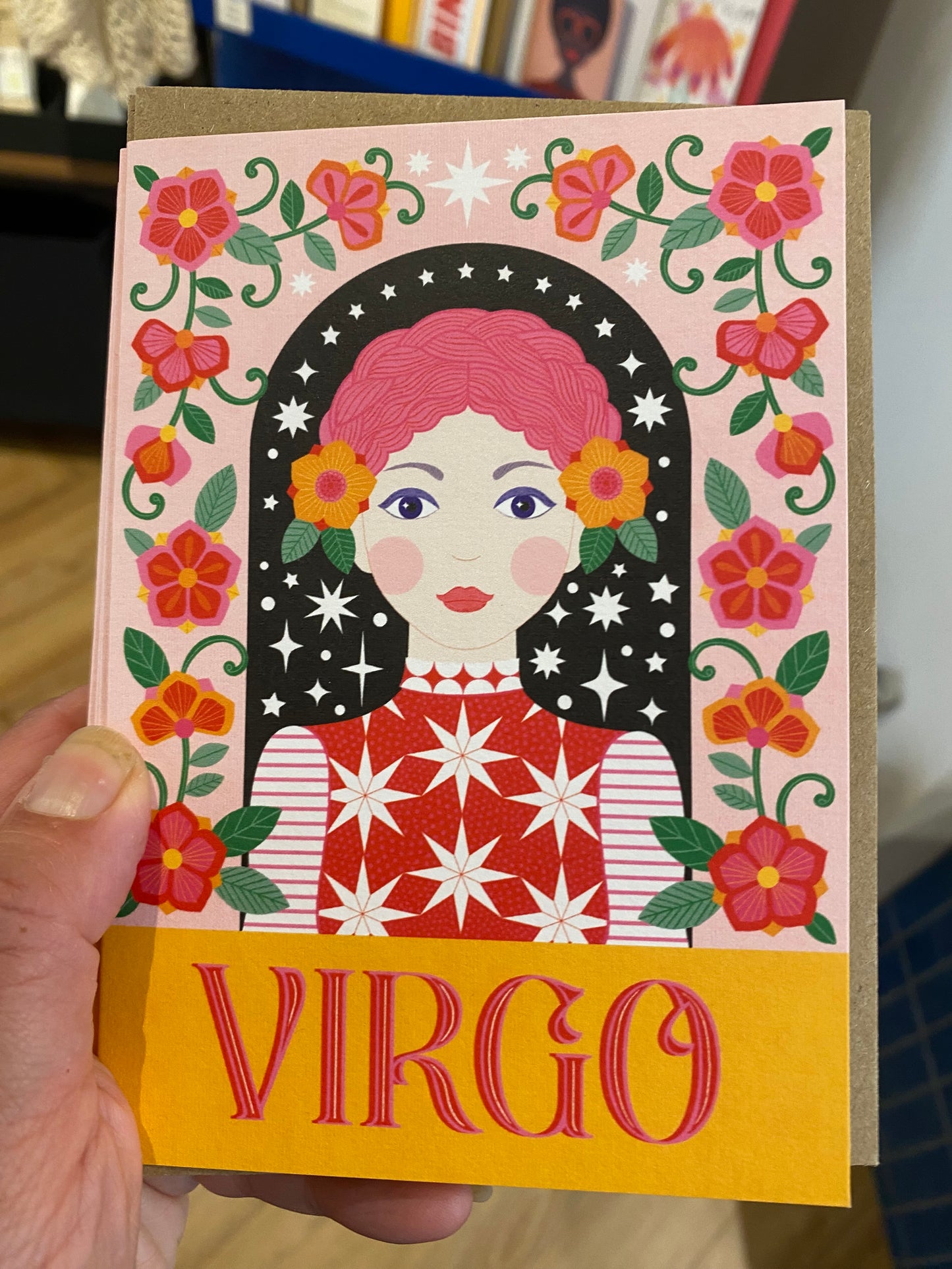 Virgo Zodiac Card