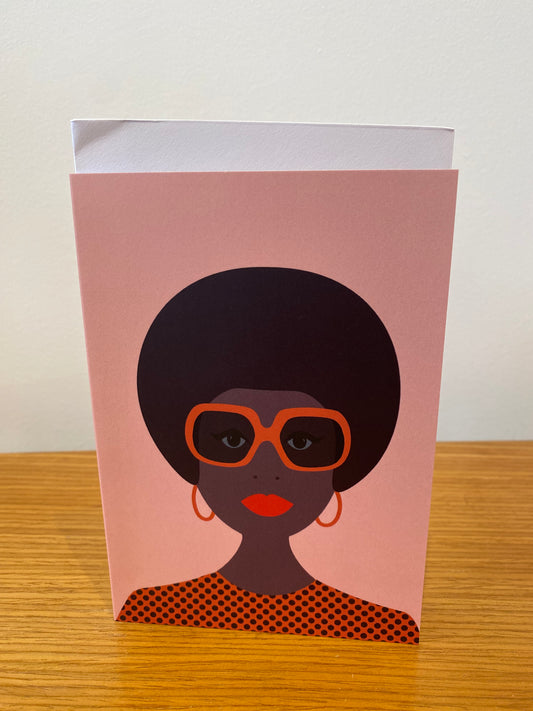 Woman in Shades Card