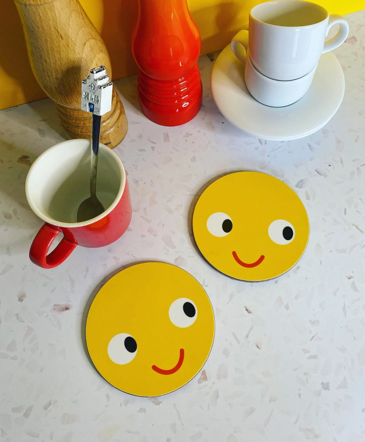 Smile Melamine Coaster