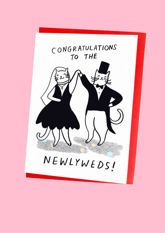 Congratulations to the Newlyweds Card