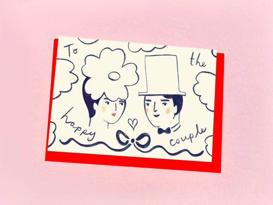 To The Happy Couple Greeting Card