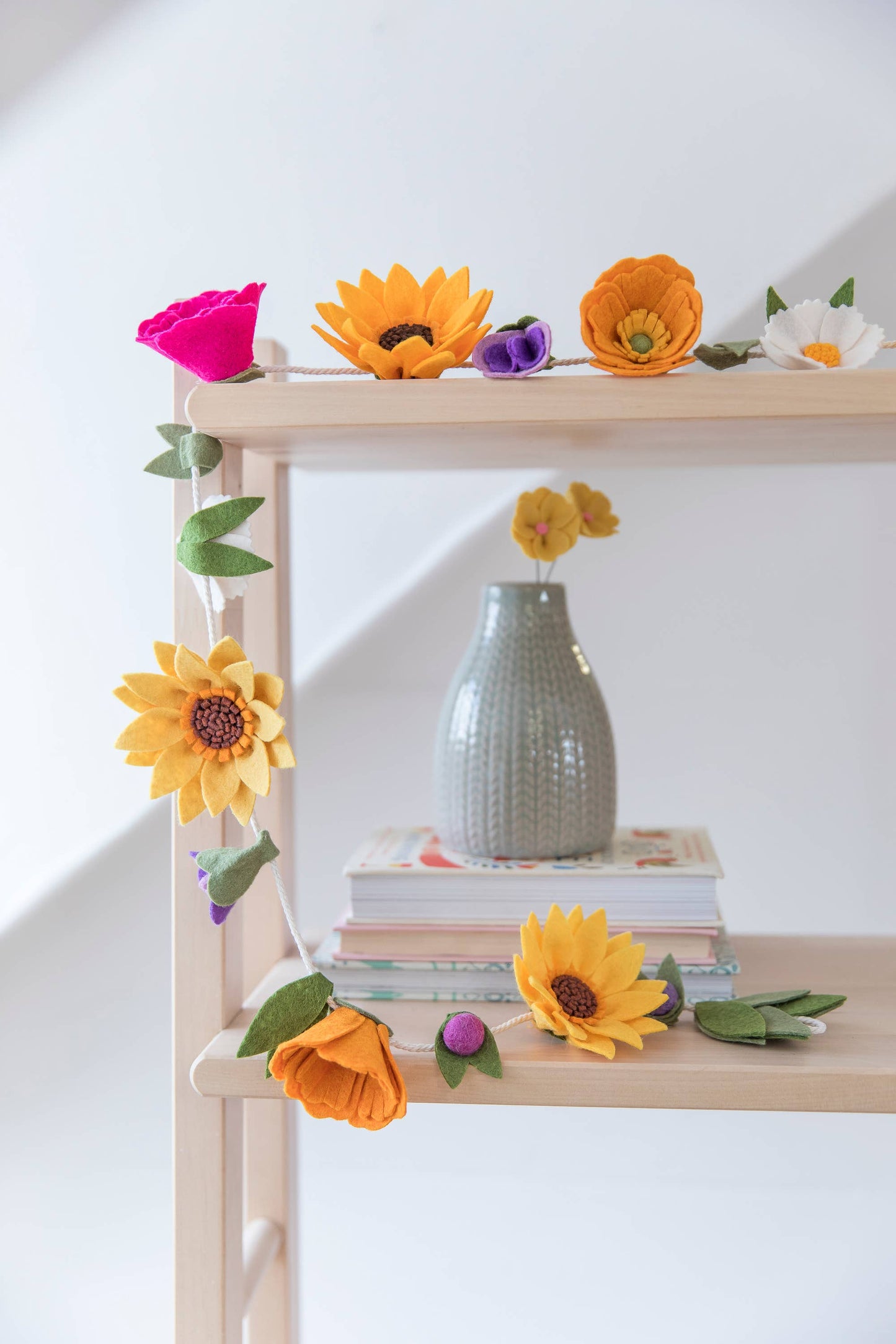 Sunflower Garland felt flower craft kit