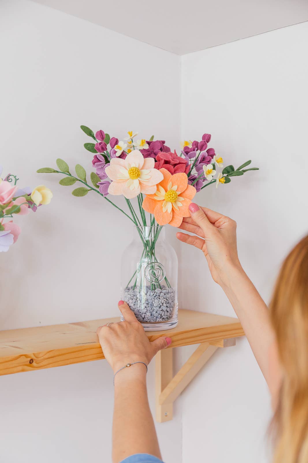 Blissful Blooms Bouquet Felt Flower Craft Kit