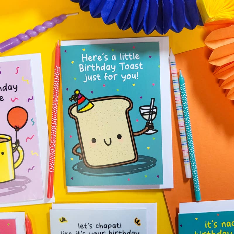 A Little Birthday Toast Just For You Card