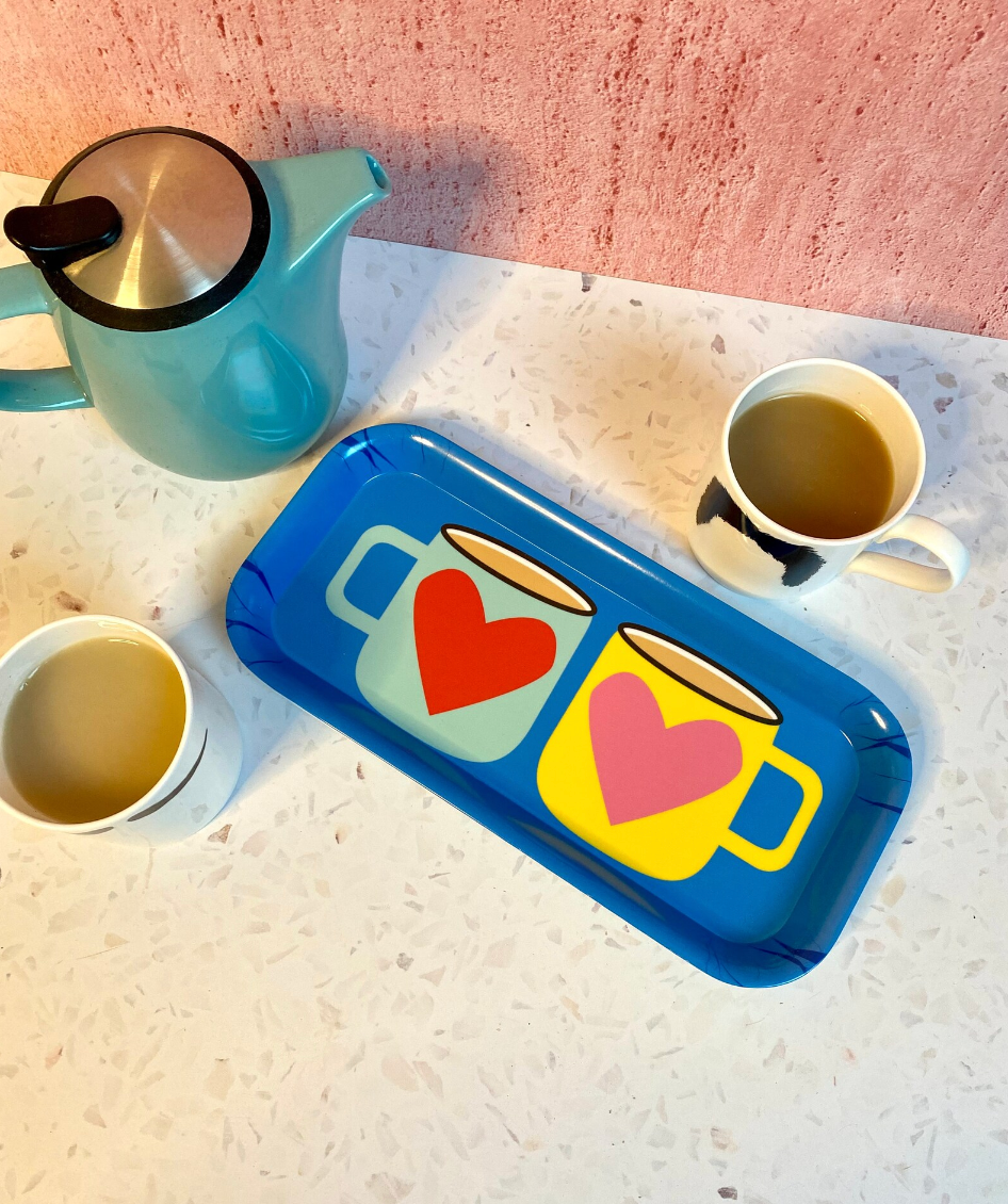 Lovers Melamine Serving Tray