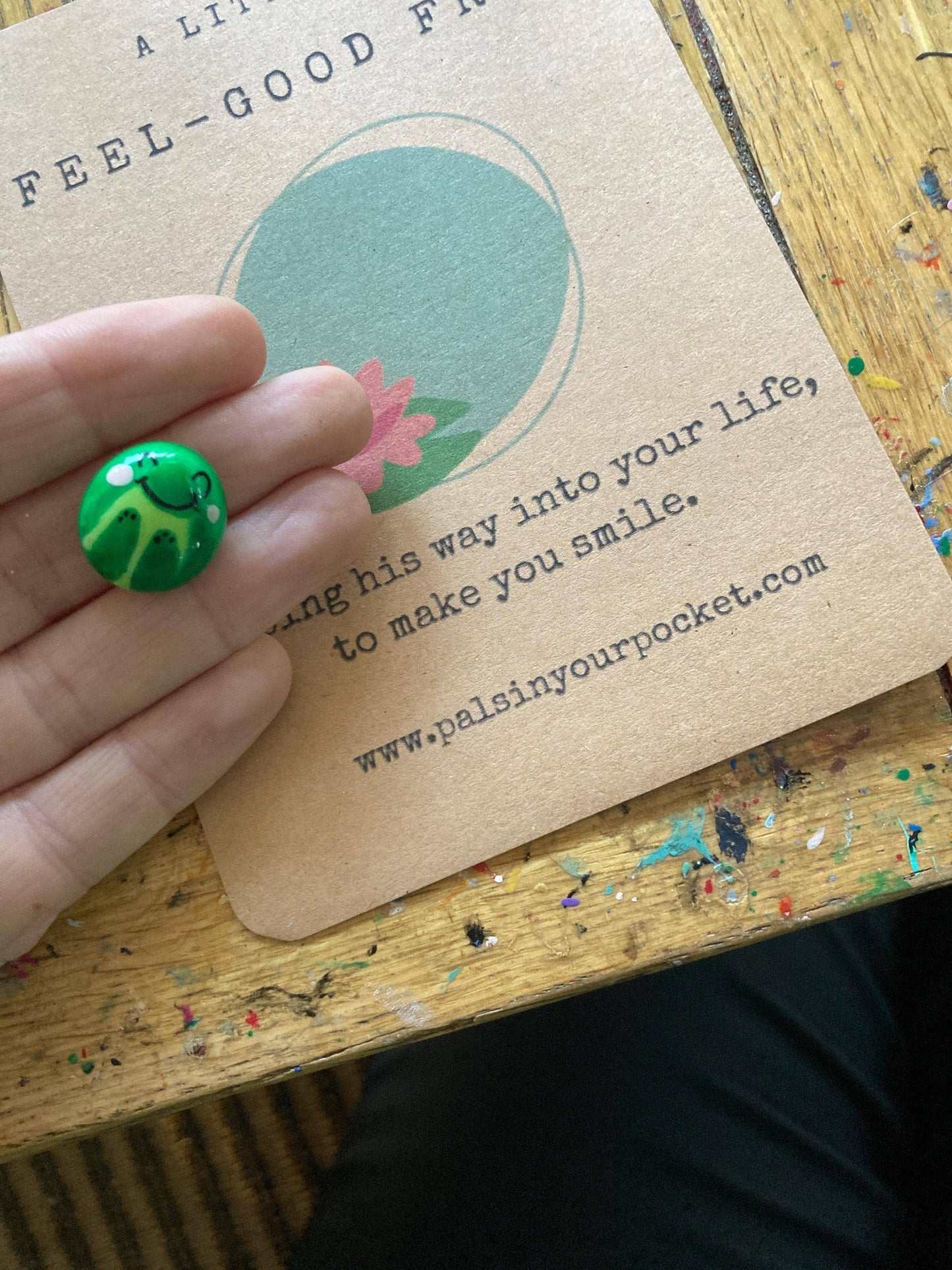 Frog Pocket Pebble