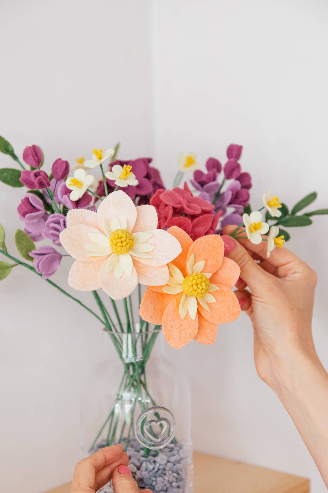 Blissful Blooms Bouquet Felt Flower Craft Kit