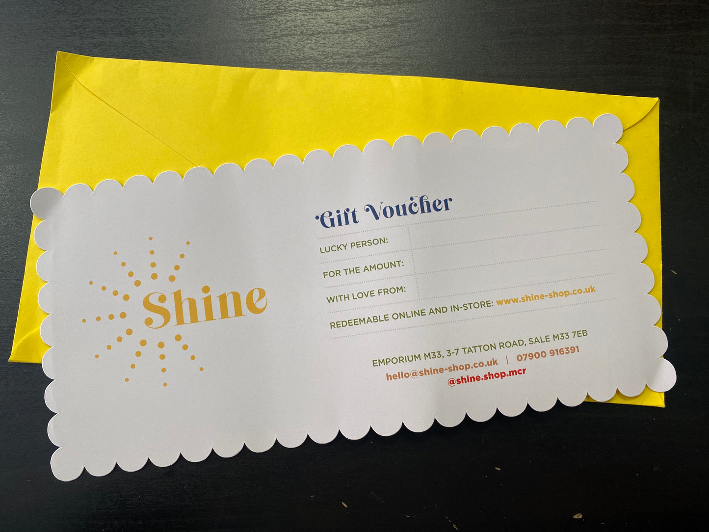 Shine Gift Voucher