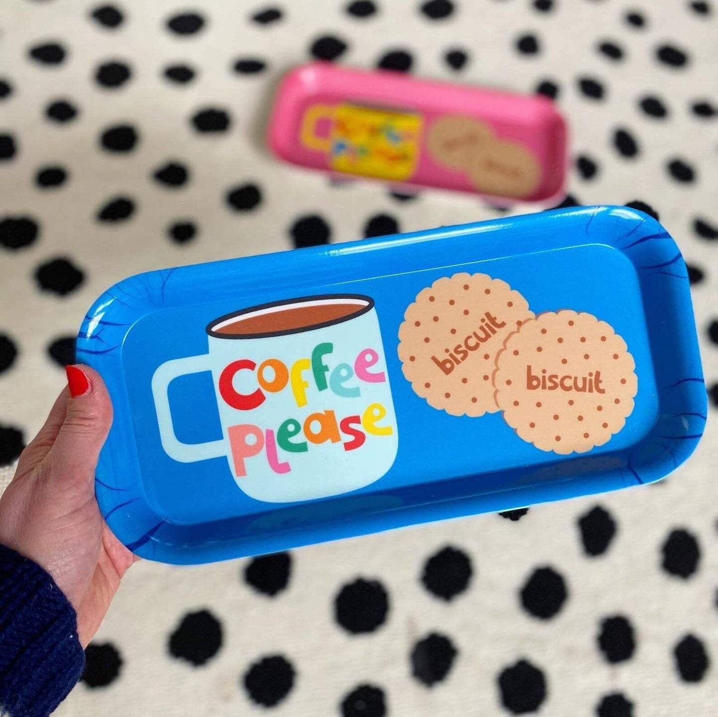 Coffee and Biscuits Melamine Tray
