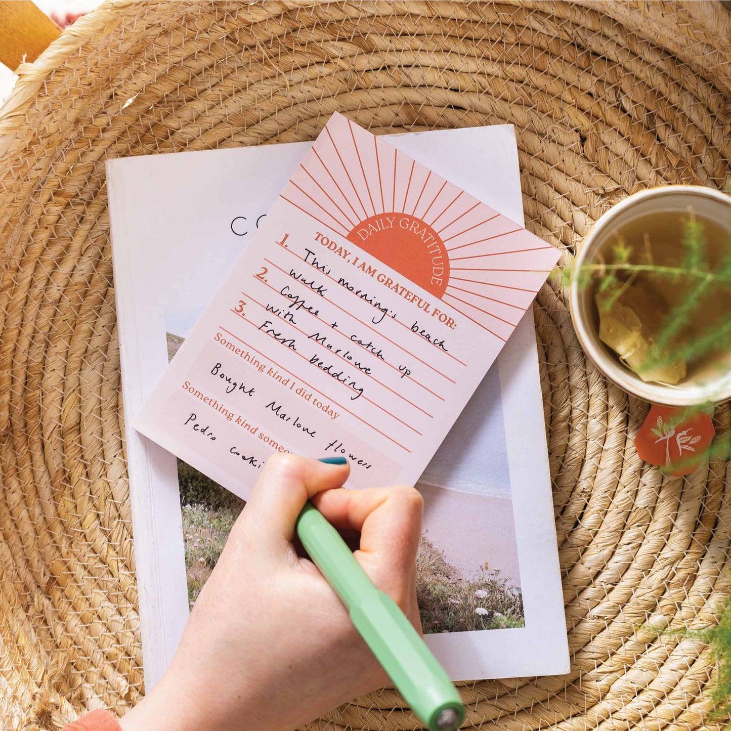 Daily Gratitude Pad - Sun Ray