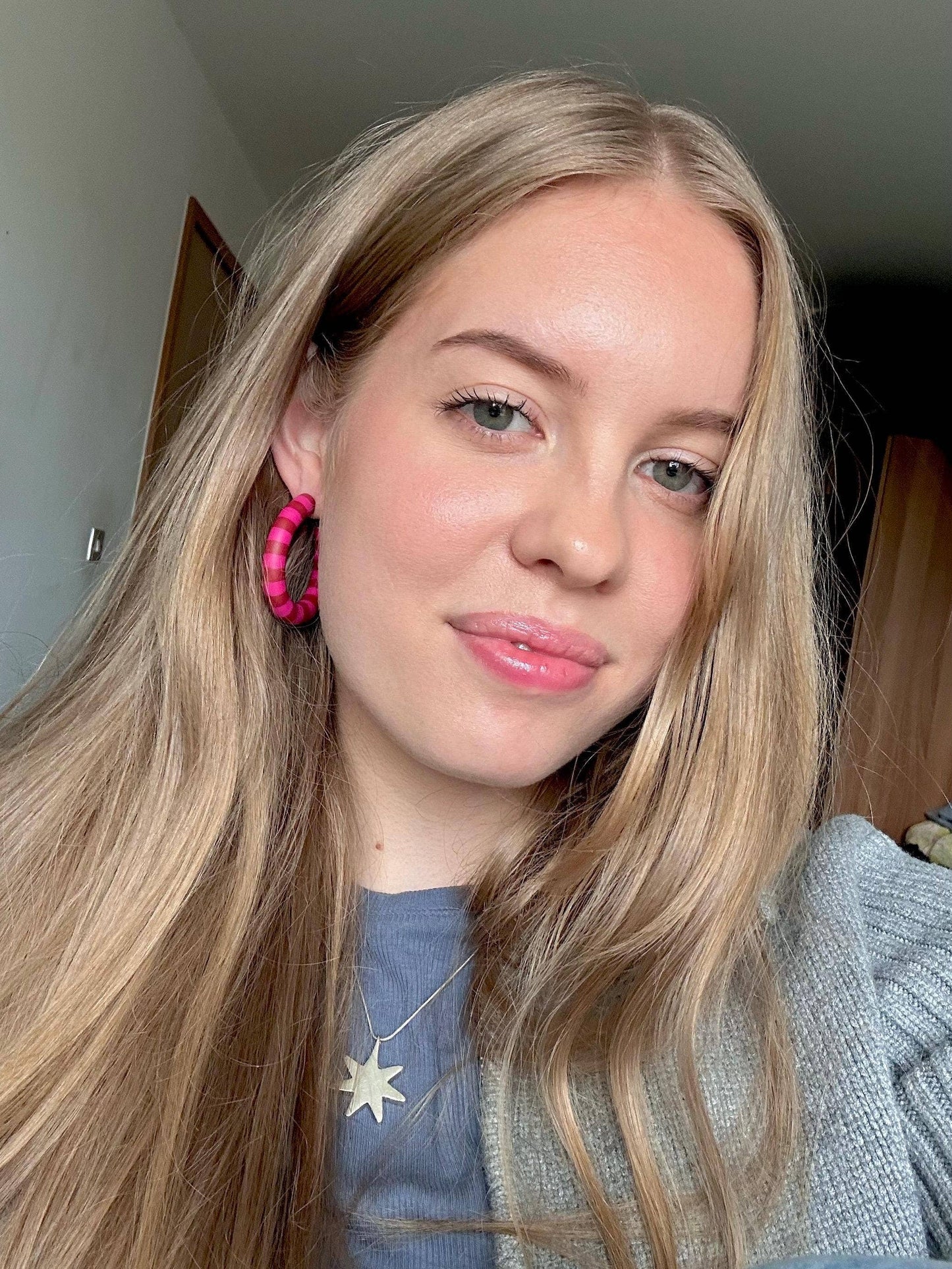 Striped Hoops - Red