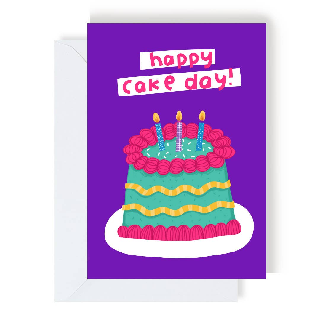 Happy Cake Day Birthday Card