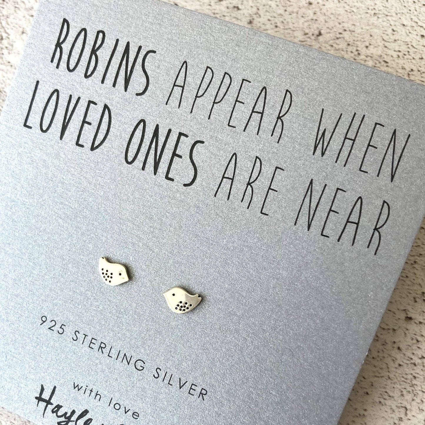 Robin Sterling Silver Earrings