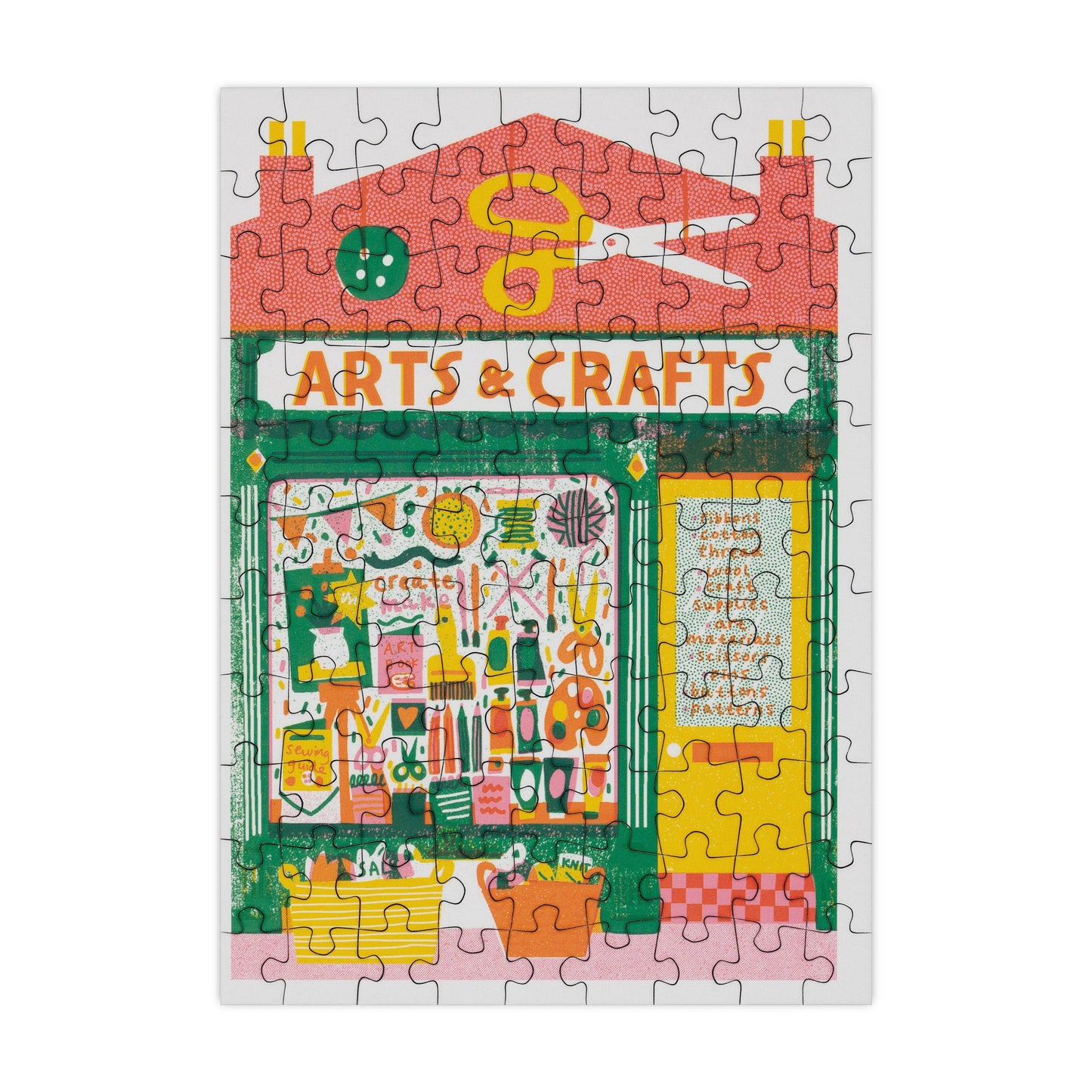 Arts & Crafts Shop - 99 Piece Mini Jigsaw Puzzle