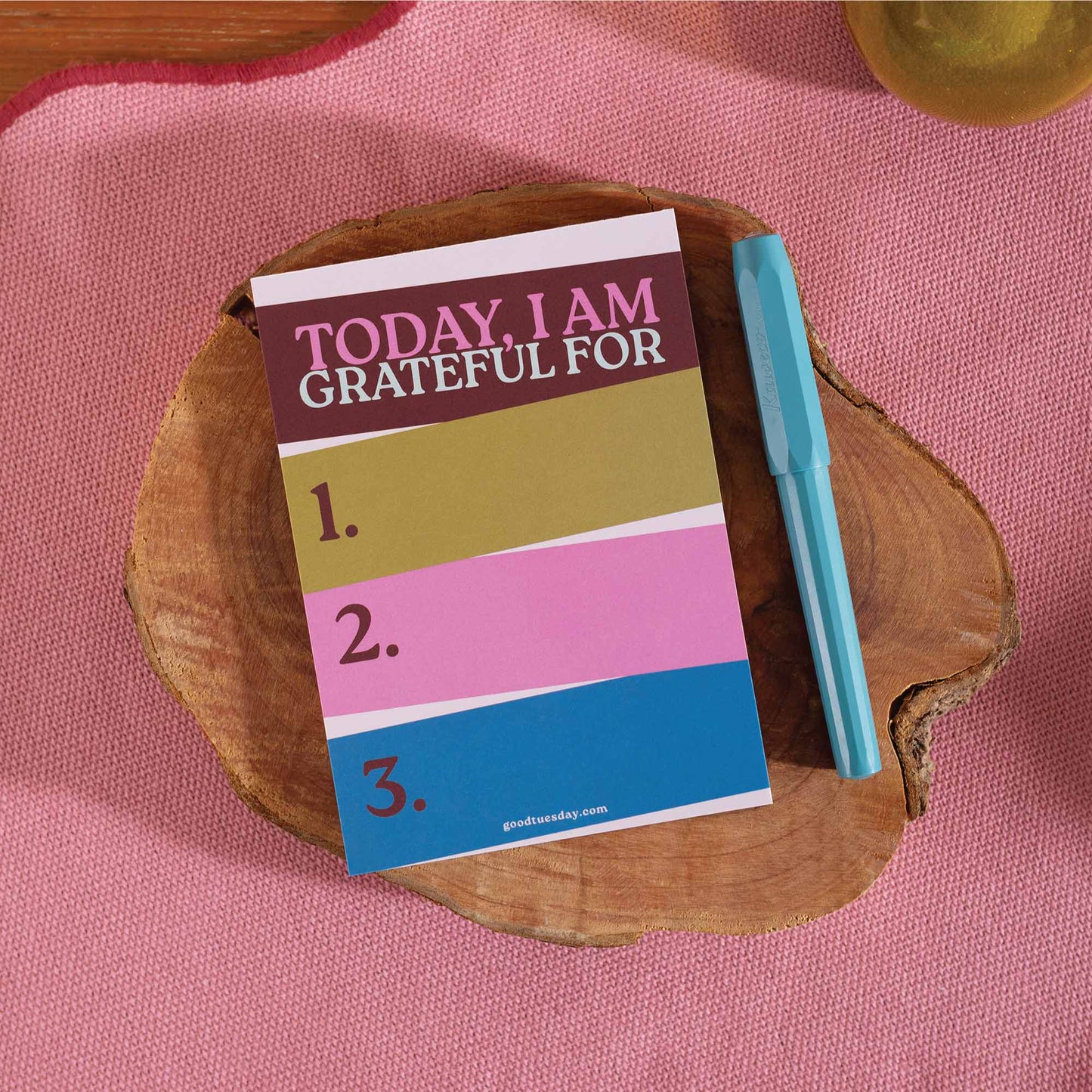 Daily Gratitude Pad - Work Hard, Play Nice