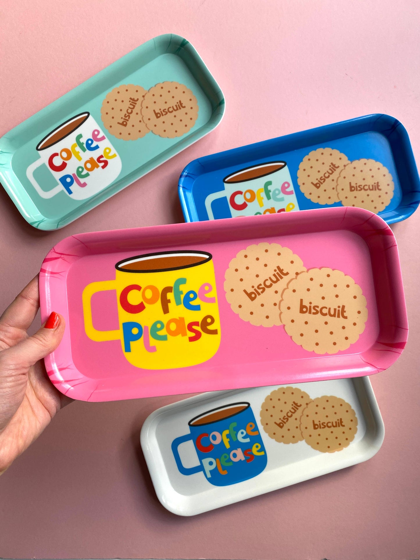 Coffee and Biscuits Melamine Tray