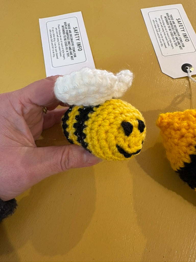 Crocheted Bees