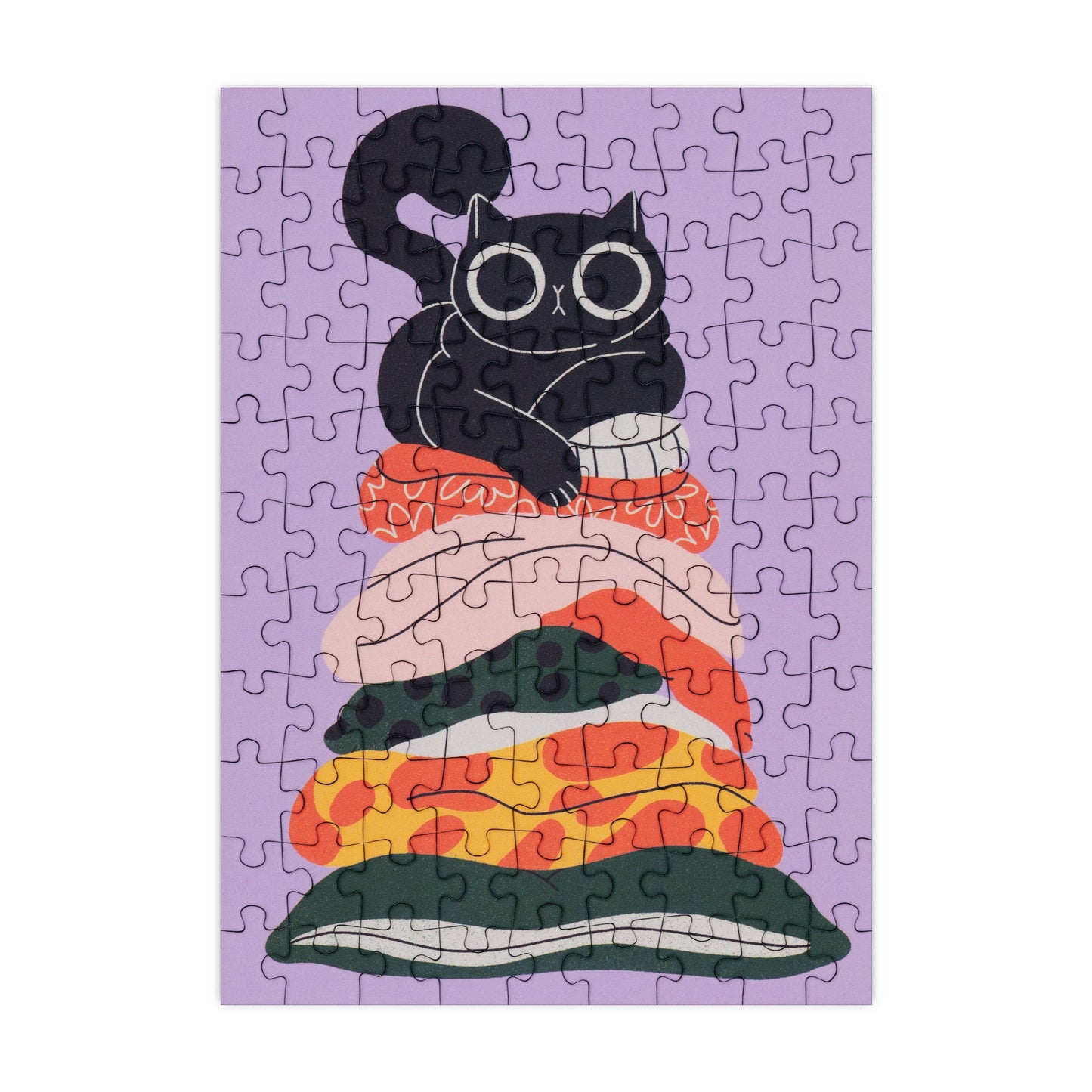 Pillow Cat - 99 Piece Mini Jigsaw Puzzle