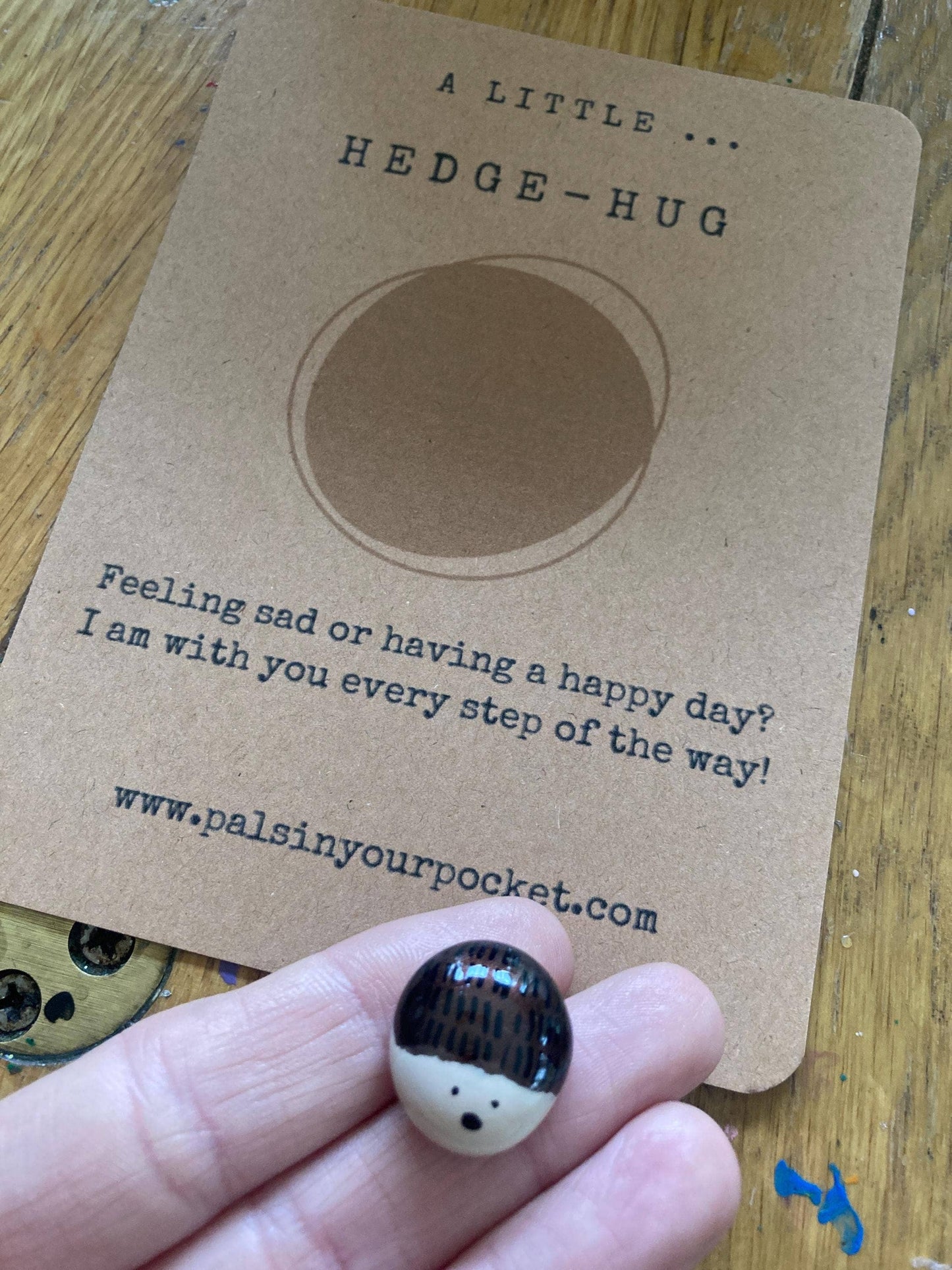 Hedgehog Pocket Pebble