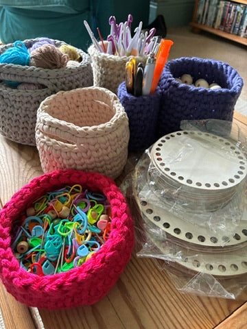 Crochet Baskets Workshop - 8th July 2026, 7pm