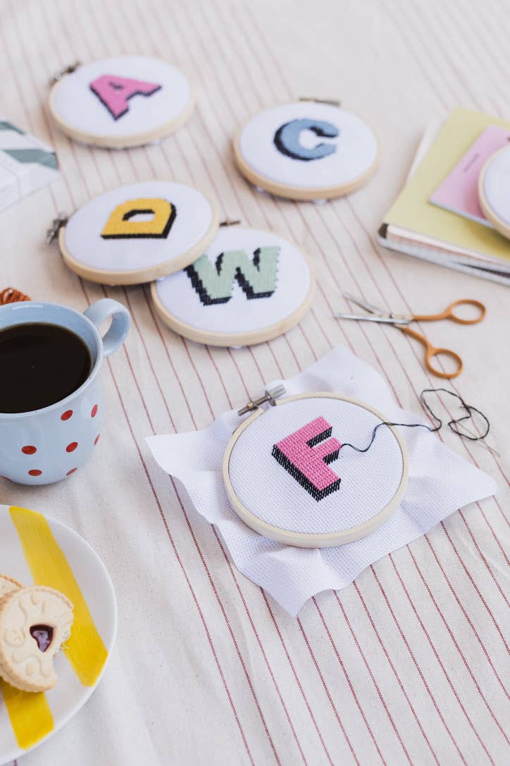 Monogram Alphabet Cross Stitch Kit