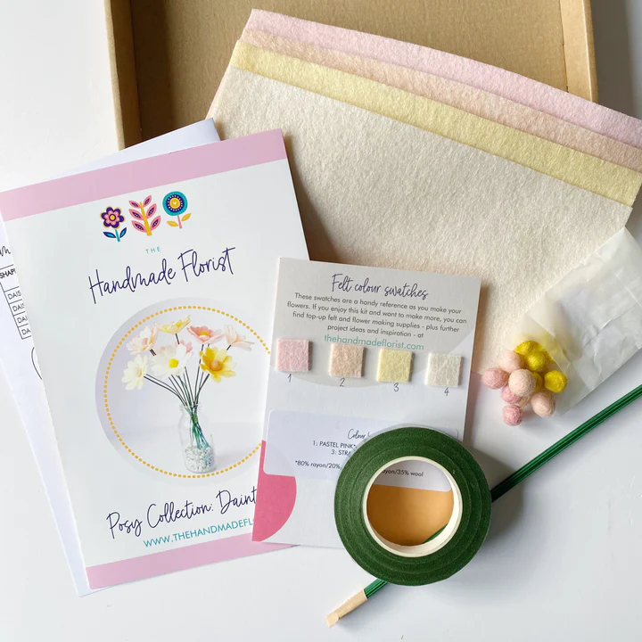 Dainty Daisies Posy Felt Flower Craft Kit